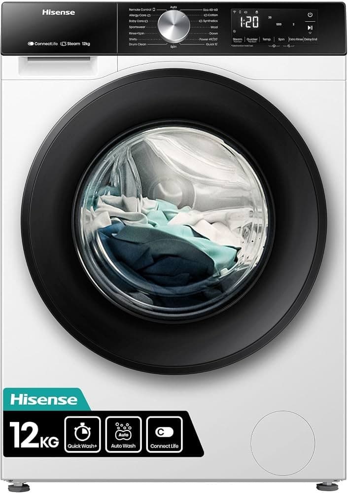 Hisense Lavatrice WF3S1243BW3, 12 KG – Euronics