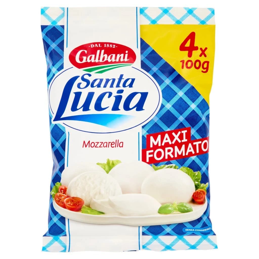 Mozzarella Santa Lucia, 4 x 100 g Galbani – ALDI