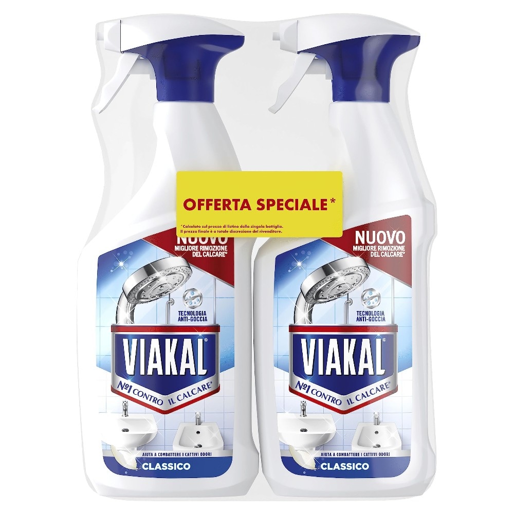 Anticalcare spray o liquido Viakal 720 ml x2 in offerta da Iper La grande i