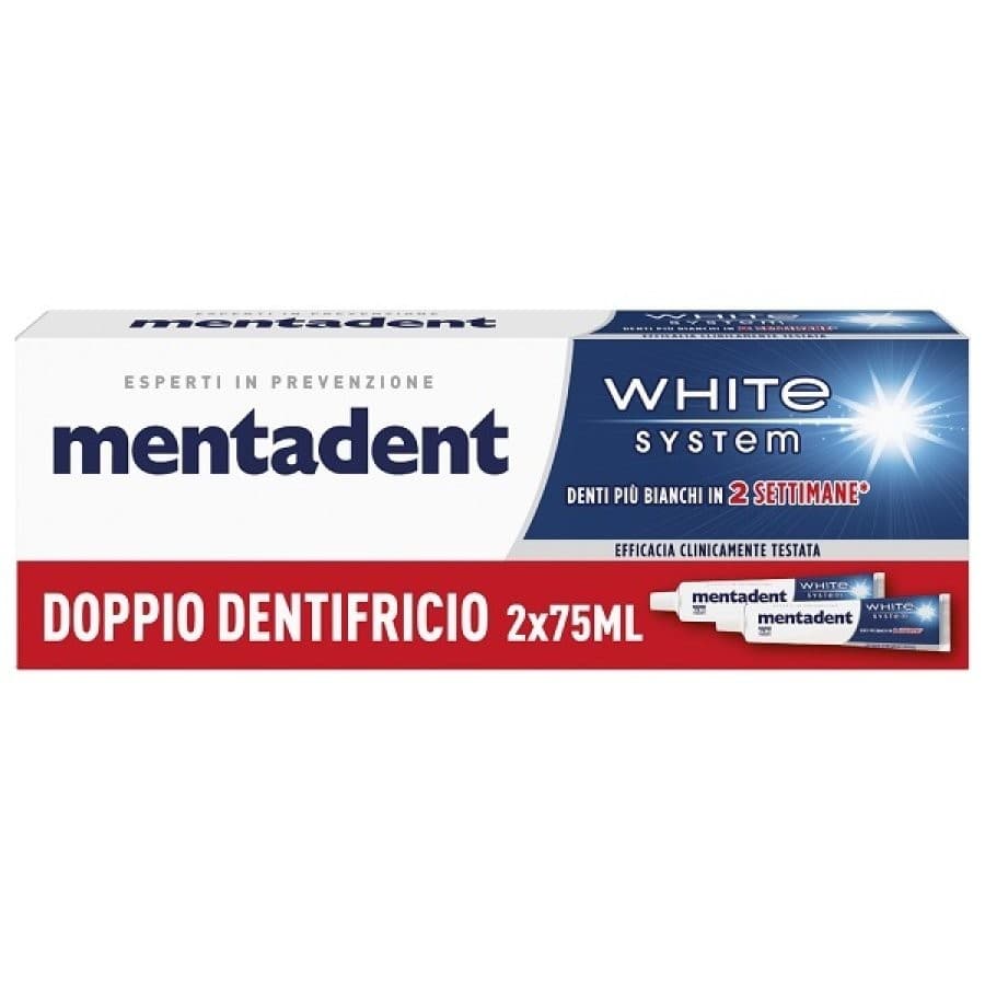 Mentadent White System o Microgranuli, 2 x 75 ml – Coop