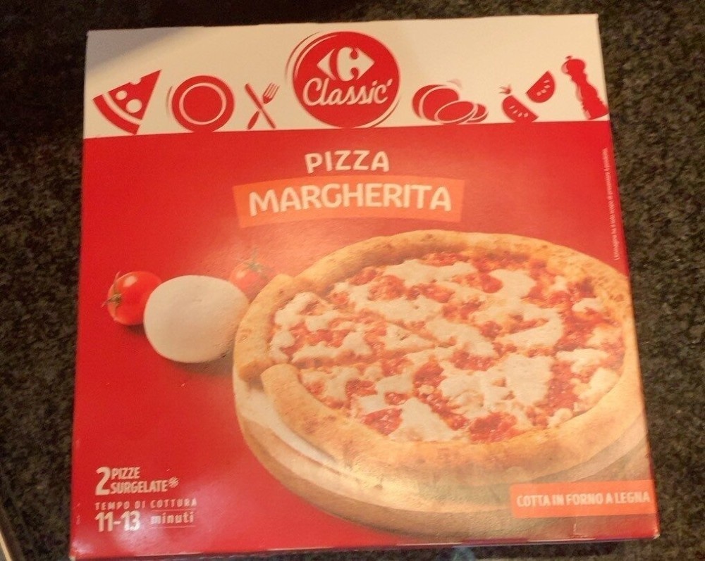 Pizza Margherita Classic 2 pezzi (660 g) Carrefour Classic in offerta da Carrefour