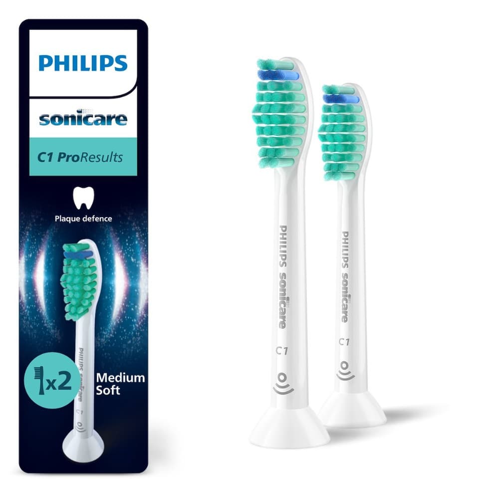 Philips Sonicare testine di ricambio C1 Pro Results HX6012/87, 2 pz – Unieuro