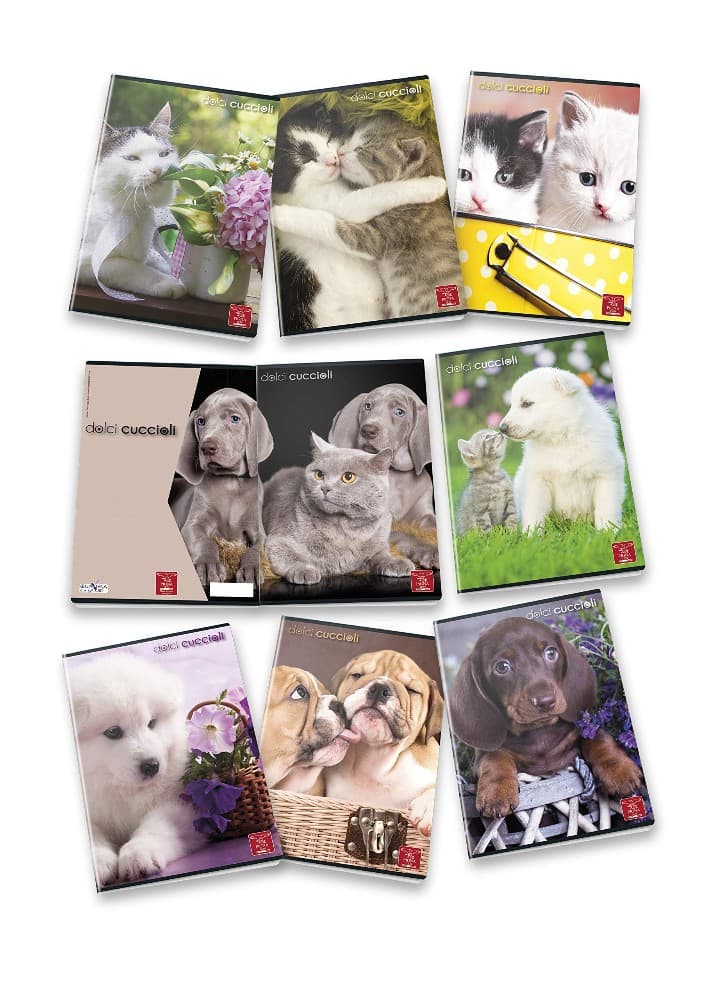Maxi quaderno dolci cuccioli Pigna in offerta da Il Gigante