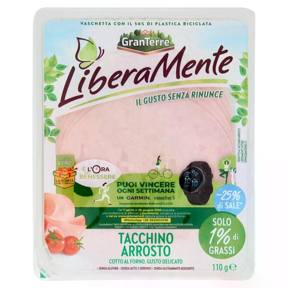 Petto di pollo o Prosciutto cotto o Tacchino arrosto Liberamente 100 g / 110 g - Offerta nel negozio Iper La grande i
