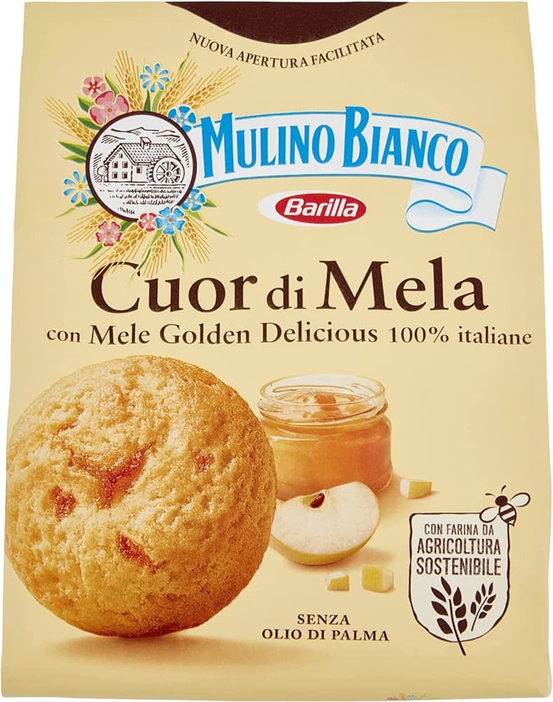Biscotti Cuor di Mela con Confettura di Mele Mulino Bianco Settembrini o Cuor di Bosco, 300 g – Carrefour
