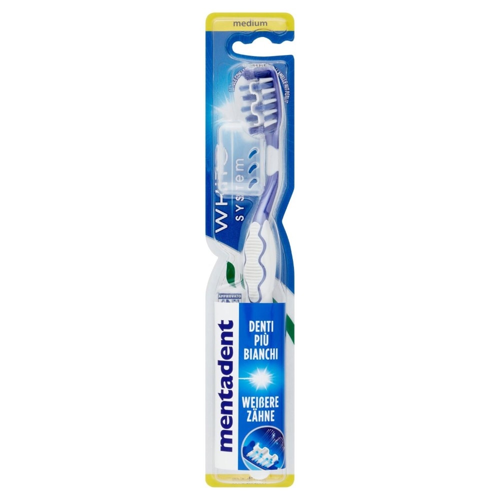 Spazzolino White System Mentadent in offerta da Carrefour