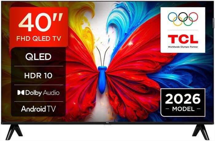 TCL TV QLED Smart FHD 40S5L, 40" – Trony