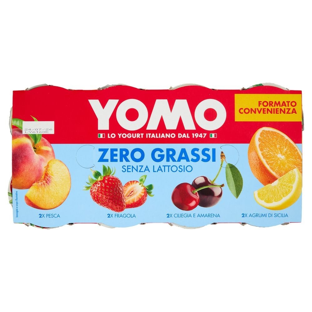 Yomo Yogurt magro alla frutta senza lattosio 8 x 125 g in offerta da ALDI