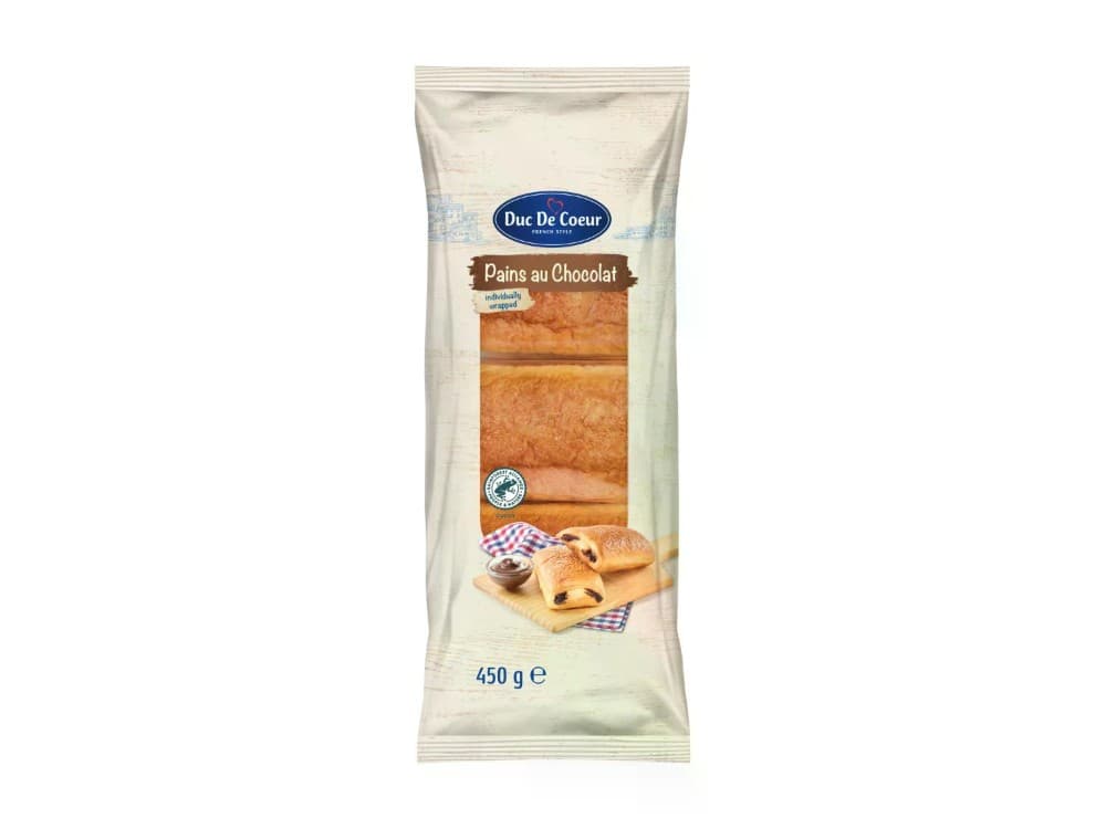 Duc De Coeur Pains au Chocolat 10x 45 g in offerta da Lidl