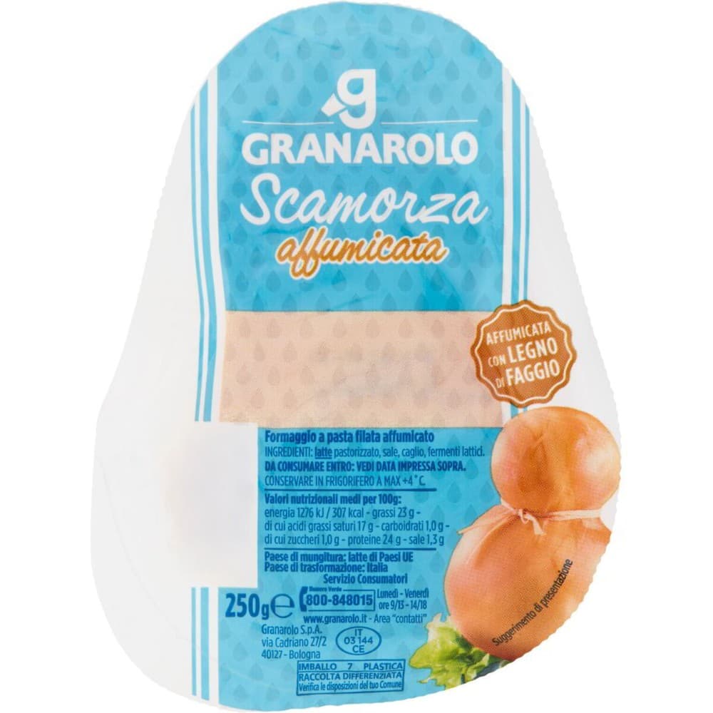 Scamorza Granarolo bianca o affumicata, 250 g – Il Gigante