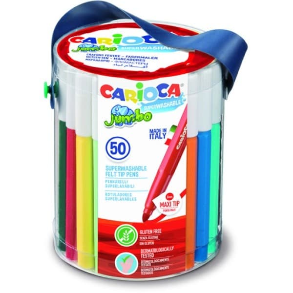 Pennarelli Jumbo, conf 50 pezzi CARIOCA – Carrefour