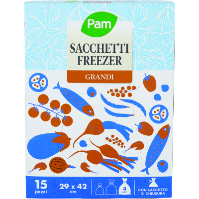 Sacchetti freezer PAM in offerta da Panorama