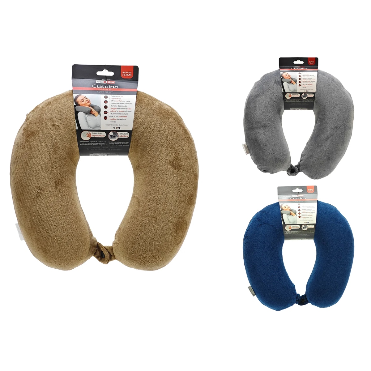 Cuscino poggiatesta da viaggio - Offerta nel negozio Happy Casa