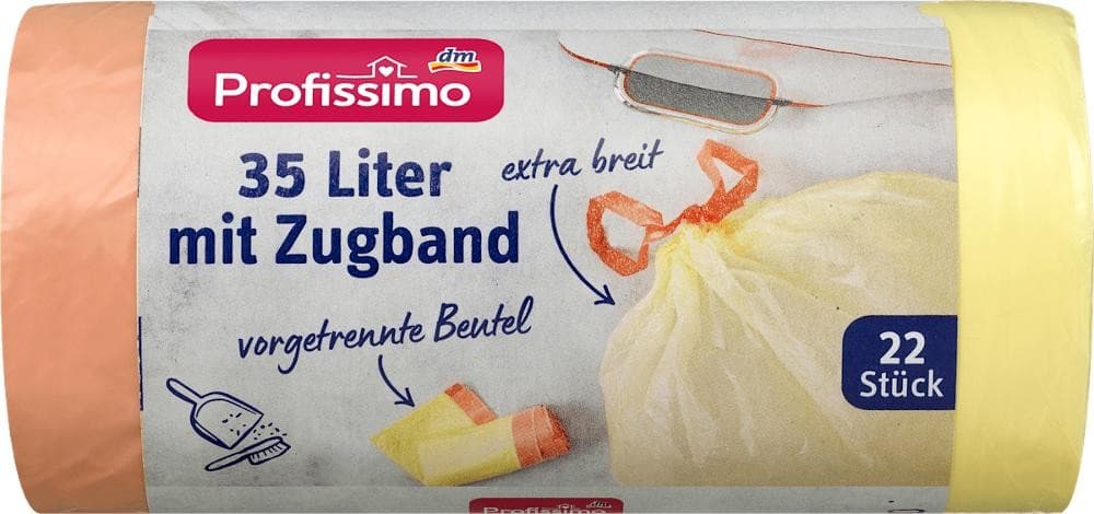 Profissimo sacchetti per la spazzatura, 22 pezzi – Dm