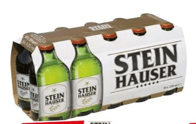 Birra Lager Stein Hauser 10 x 250 ml in offerta da Dpiù