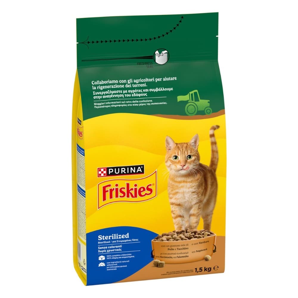Purina Friskies crocchette per gatti gusti assortiti, 1,5 kg / 2 kg – Iper La grande i
