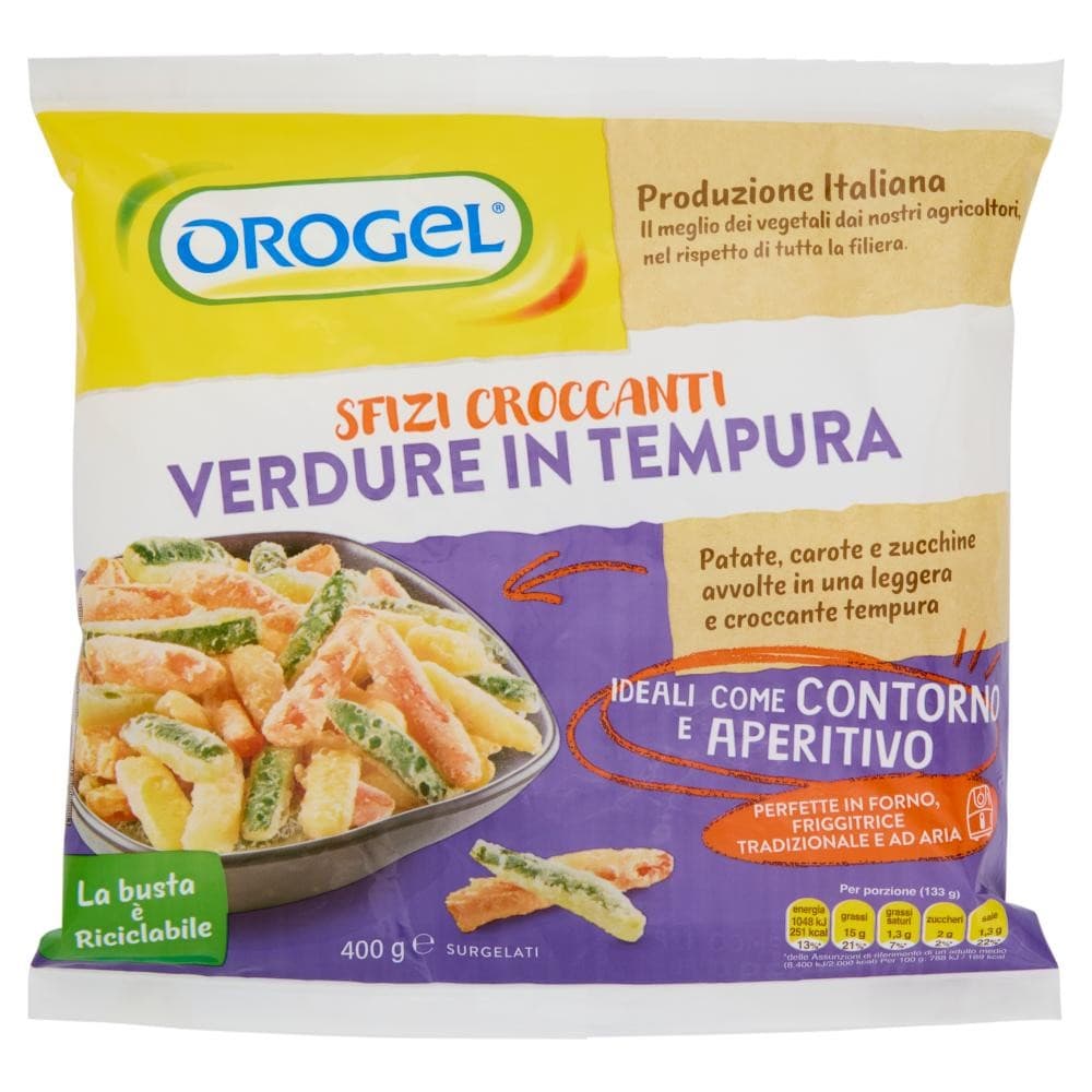 Orogel sfizi croccanti verdure in tempura, 400 g – Carrefour