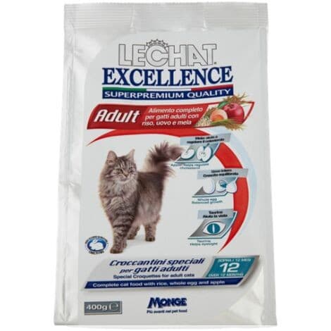 Lechat Excellence crocchette gatto 400 g Monge in offerta da Maury's