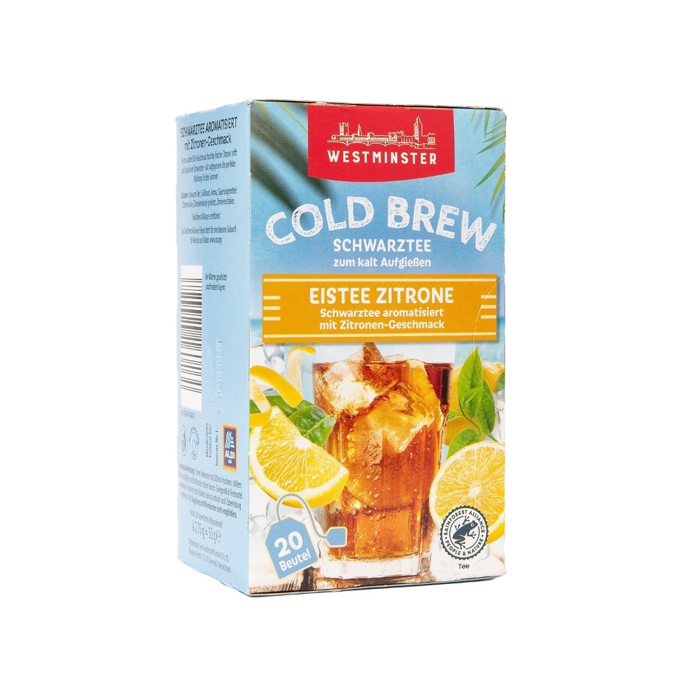 Tè e Infusi a Freddo 20 bustine Westminster in offerta da ALDI