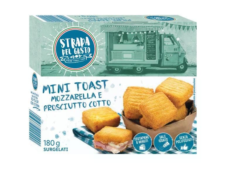 Strada del Gusto mini toast, 180 g confezione – Lidl