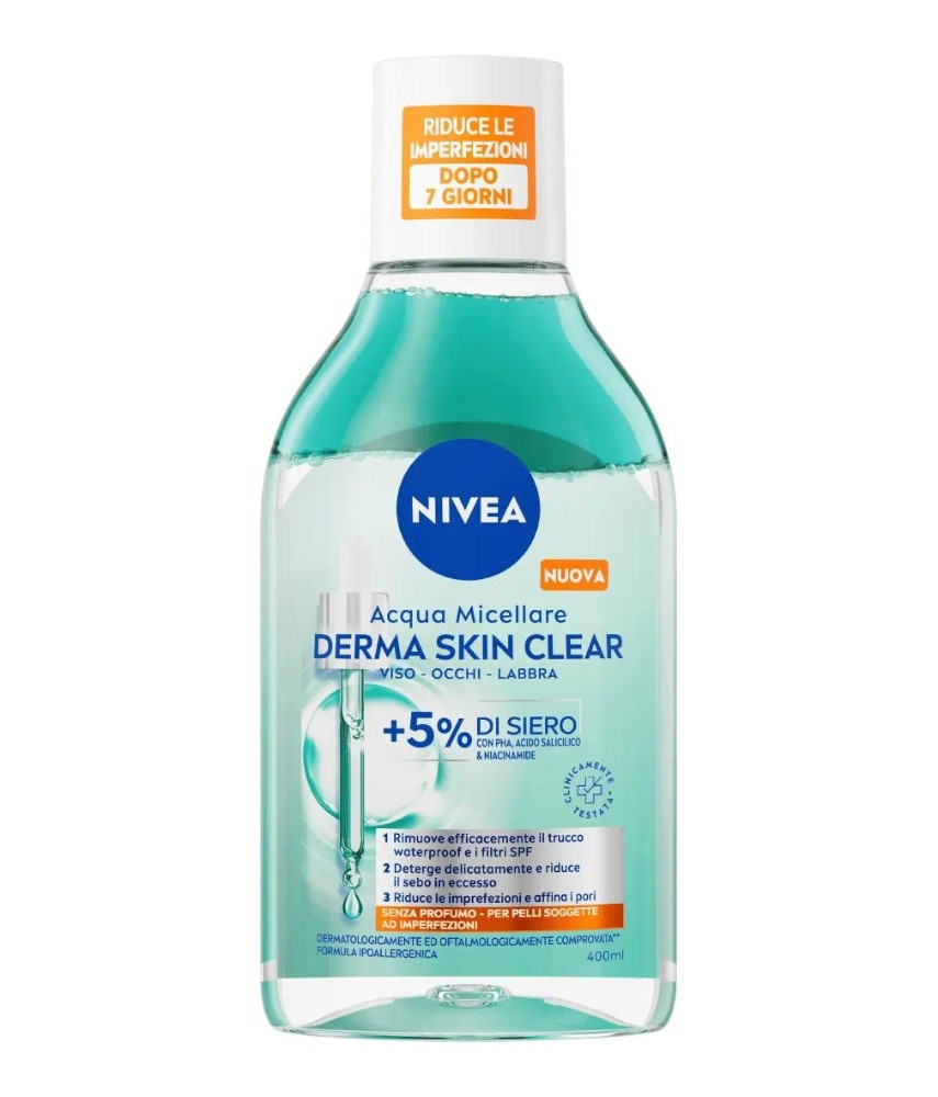 Nivea Derma Skin Clear acqua micellare 400 ml - Offerta nel negozio Dm