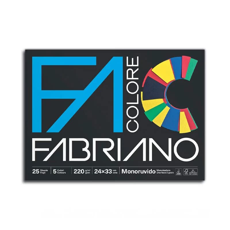Album da disegno "F4" Colore Fabriano 25 fogli, cm 24 x 33 in offerta da Panorama