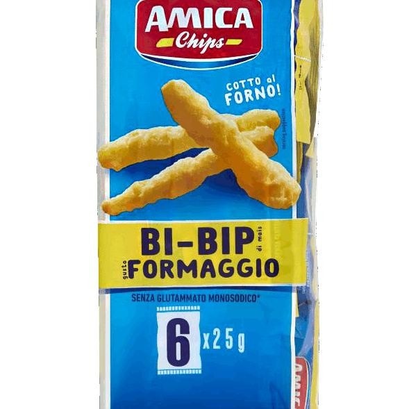 Bi-Bip snack al formaggio 6x 25 g confezione Amica Chips in offerta da Lidl