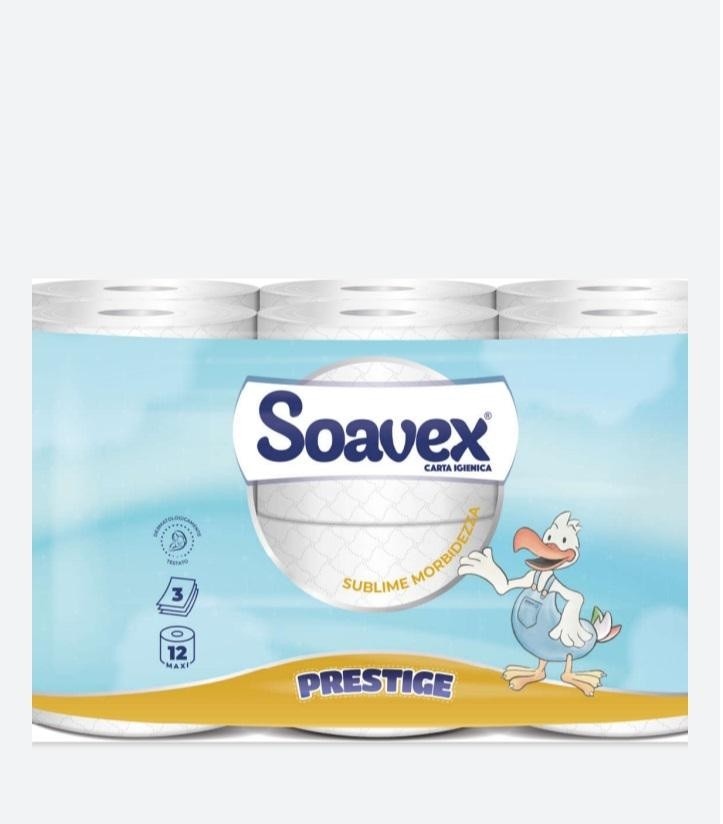 Soavex carta igienica 12 rotoli in offerta da Dpiù