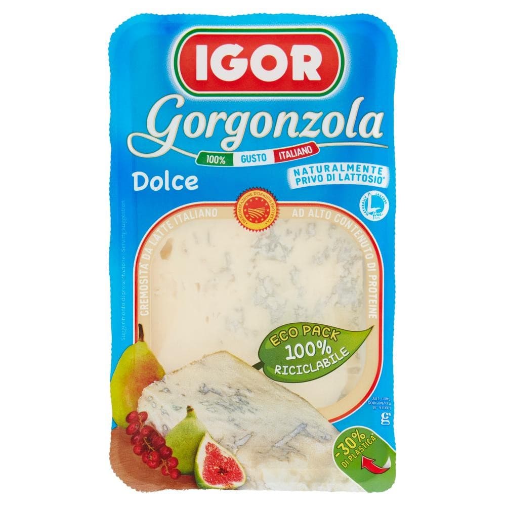 Gorgonzola dolce DOP 150 g Igor in offerta da Iper La grande i
