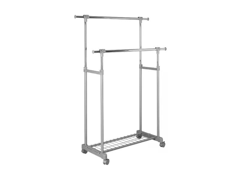 Stender appendiabiti doppio con rotelle 83 x 98-167 x 43 cm LIVARNO in offerta da Lidl