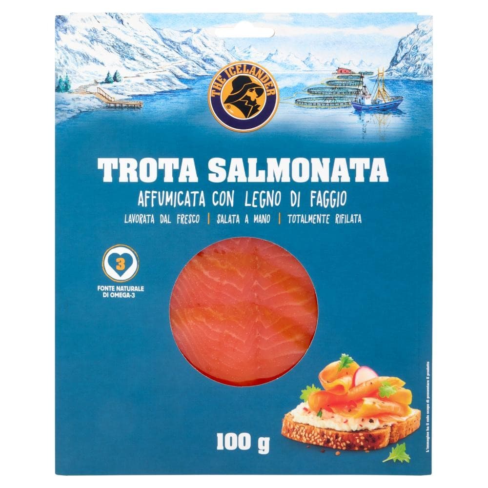 Trota Salmonata Affumicata, 100 g Icelander – Coop