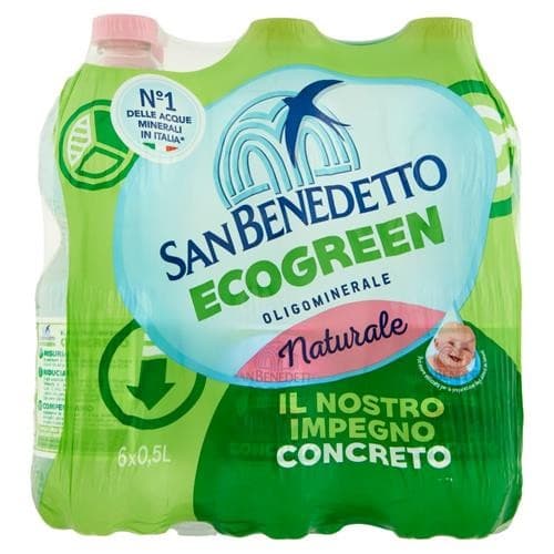 Acqua Minerale Oligominerale San Benedetto, 6x0,5 litri – Esselunga