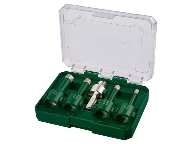 Parkside set punte diamantate per piastrelle 5 pezzi in offerta da Lidl