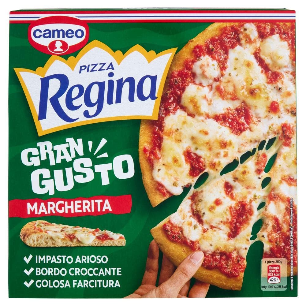 Pizza Regina Gran Gusto surgelata Cameo, 350 g – Bennet