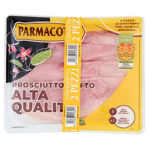 Prosciutto cotto di alta qualità Parmacotto 2x100 g in offerta da Esselunga