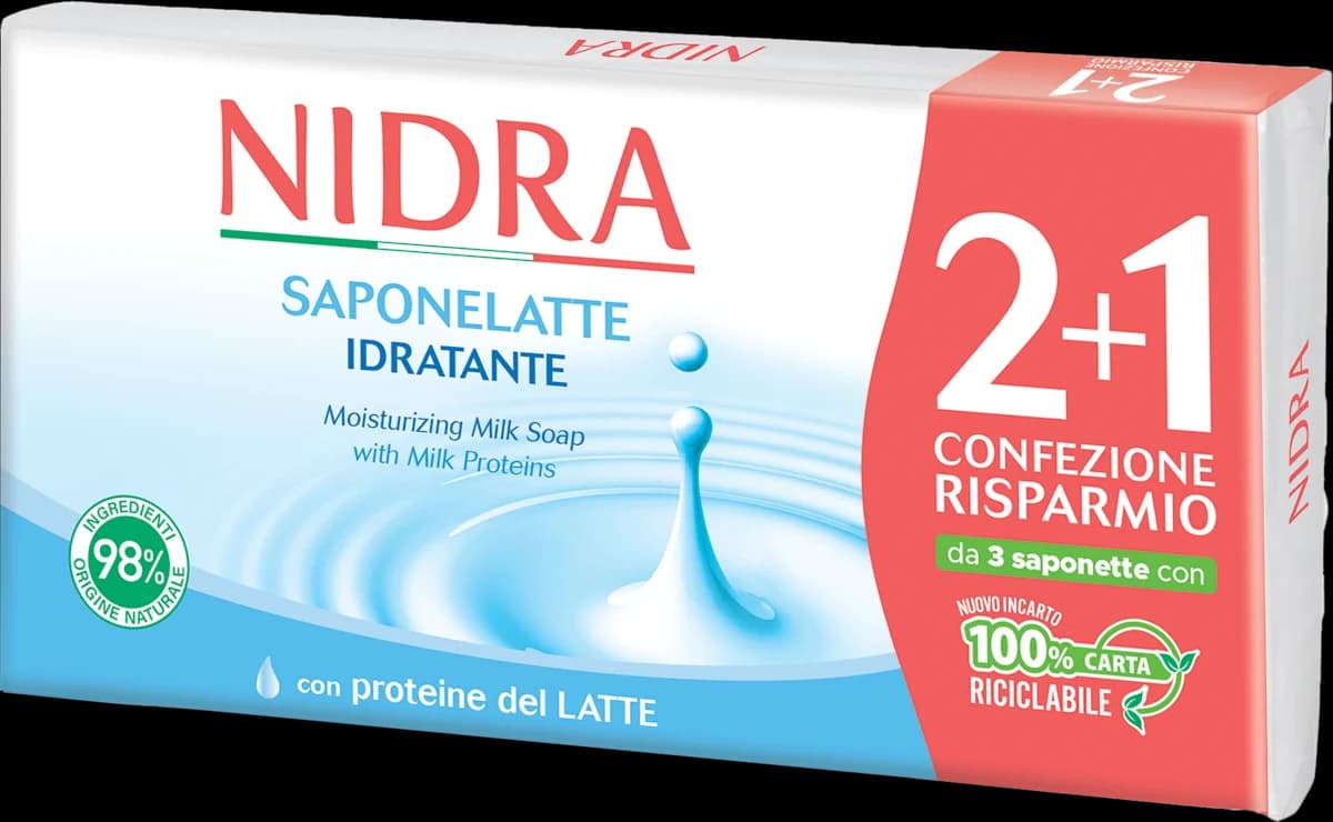 Nidra saponette solida, 3 pezzi x 90 g – Dm