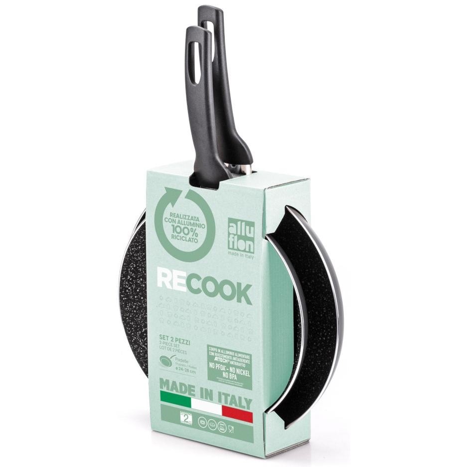 Set 2 Padelle Alluflon Recook 24-28 cm in offerta da Unieuro