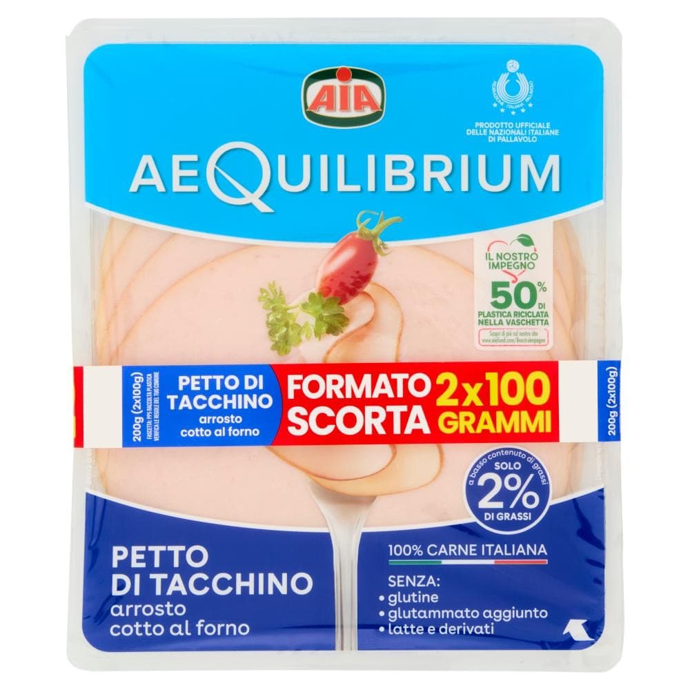 Petto di pollo o tacchino al forno Aequilibrium, 200 g – Il Gigante