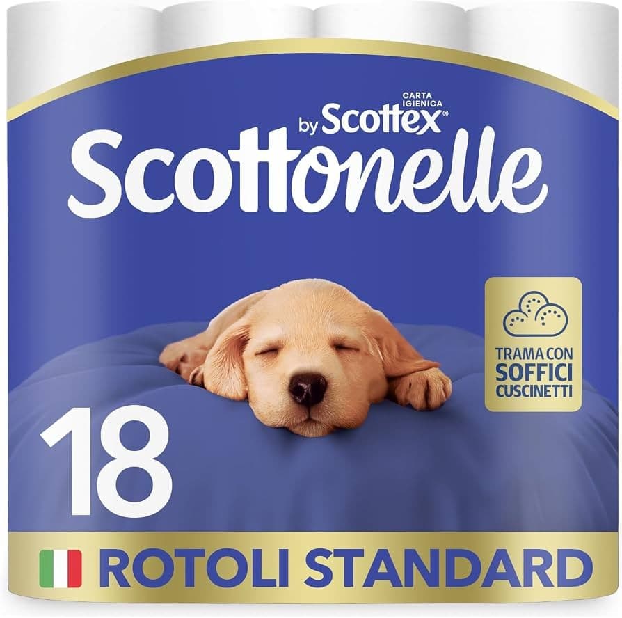 Carta igienica 18 rotoli Scottonelle in offerta da Bennet