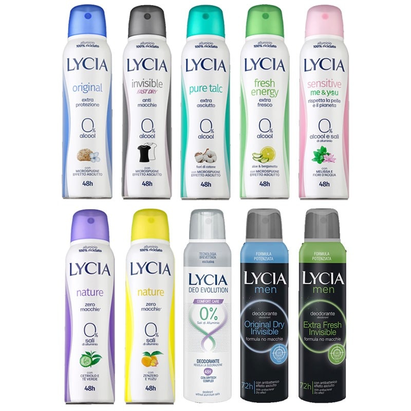 Linea Deodoranti Lycia in offerta da Il Gigante