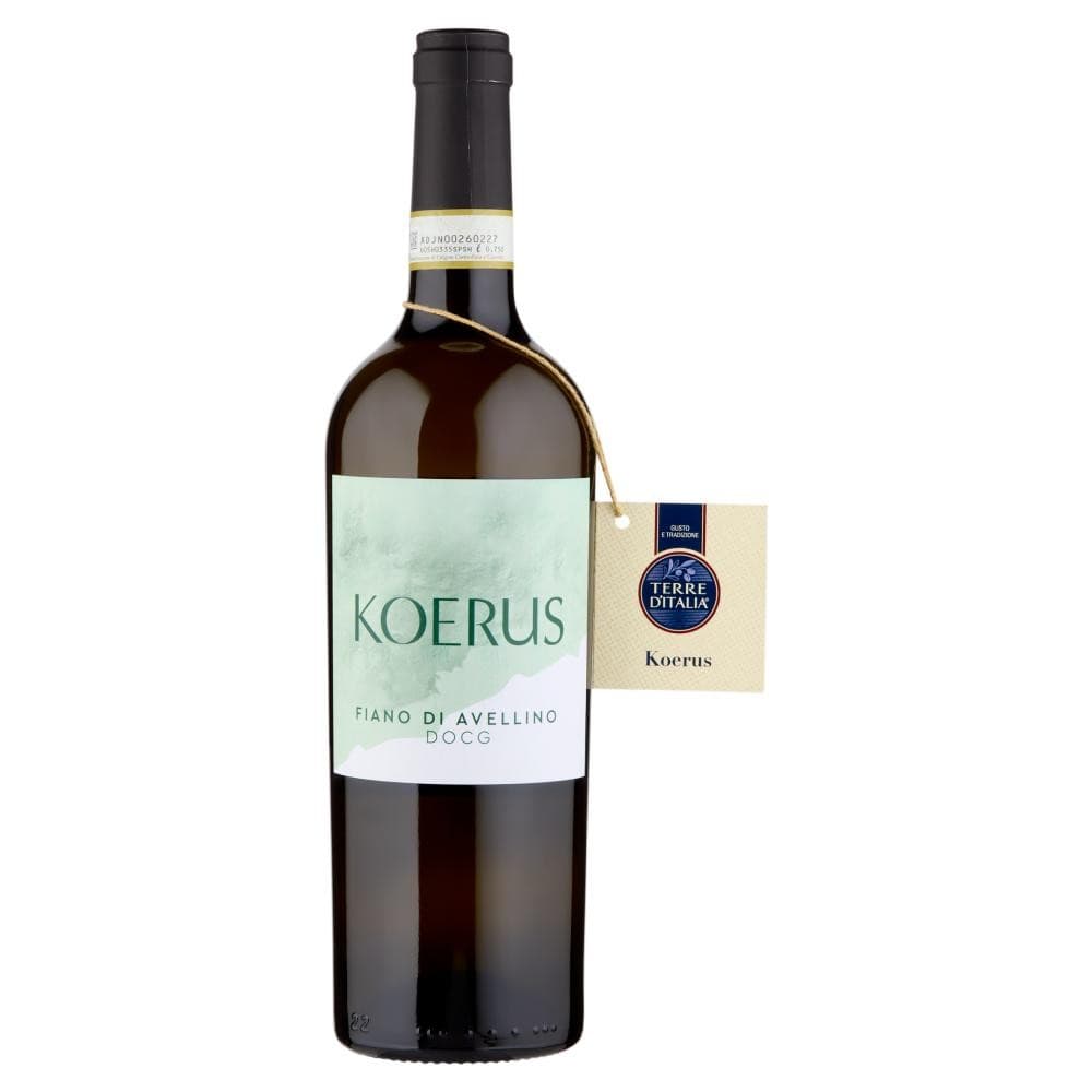 Fiano di Avellino DOCG o Greco di Tufo DOCG Koerus Terre d'Italia, 750 ml – Carrefour