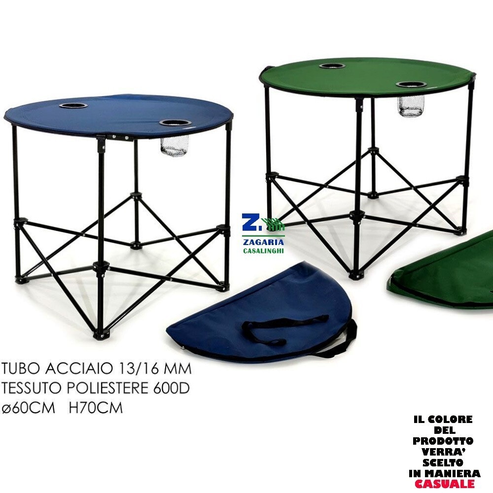 Tavolo da campeggio con porta lattine - Offerta nel negozio Happy Casa