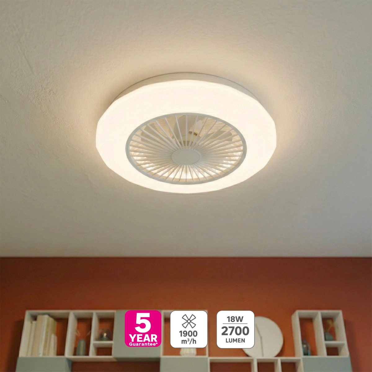 Ventilatore LED Lilly Ø60 cm Inspire - Offerta nel negozio Leroy Merlin