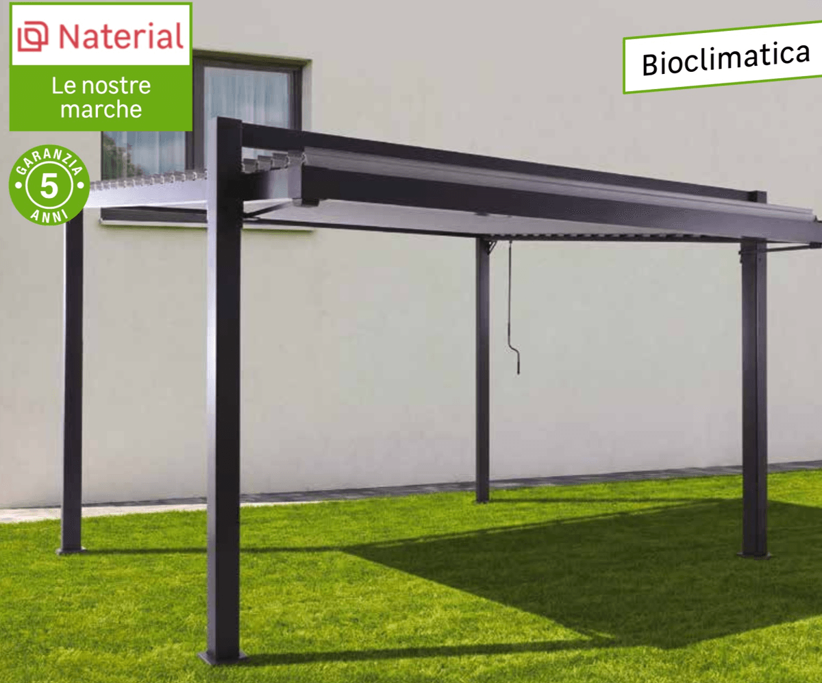 Pergola Odyssea L319xP308,5xH250 cm Naterial in offerta da Leroy Merlin