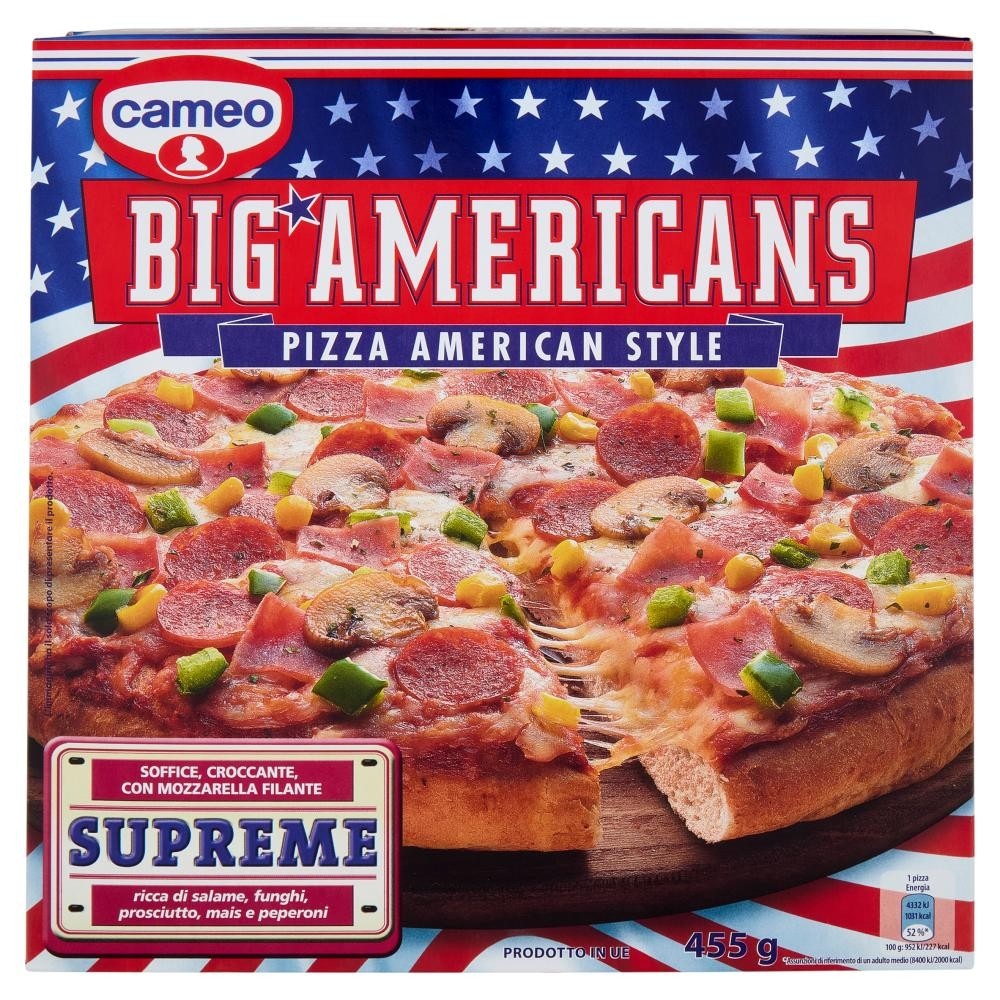 Cameo Pizza Big Americans Supreme 455 g confezione in offerta da Lidl