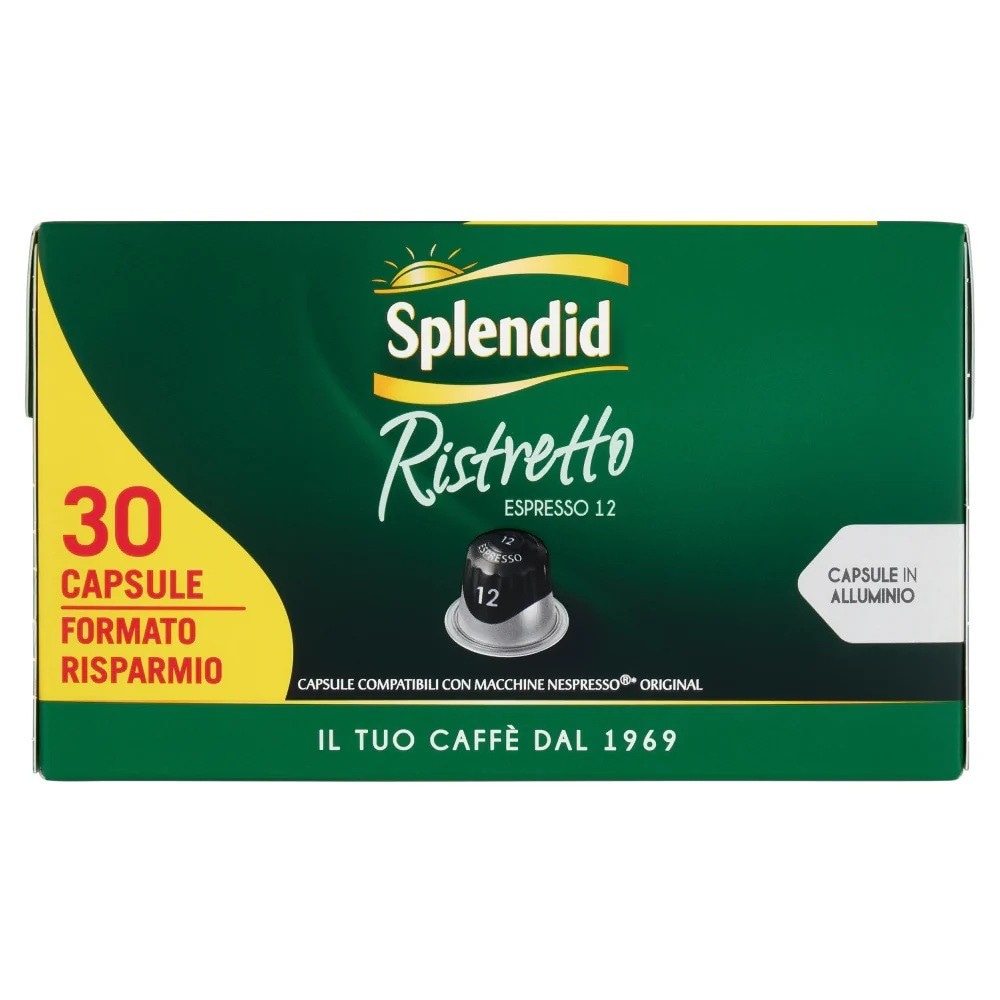 Capsule caffè assortite compatibili Nespresso Splendid Ristretto 156 g in offerta da DeSpar