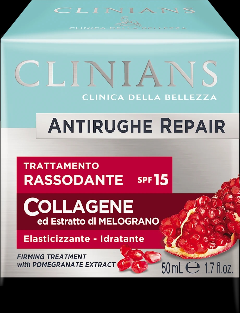 Crema Viso Antirughe Repair con SPF 15 50 ml Clinians in offerta da Carrefour