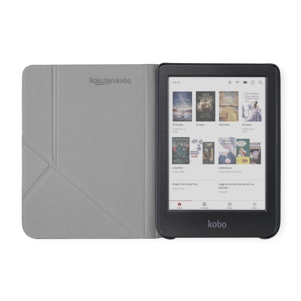 Custodia a libro N365-AC-BK-E-PU in offerta da Comet