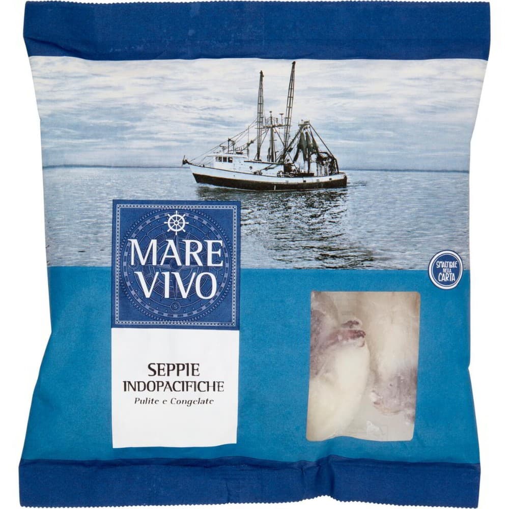 Seppie Indopacifiche pulite, 400 g Mare Vivo – Iper La grande i