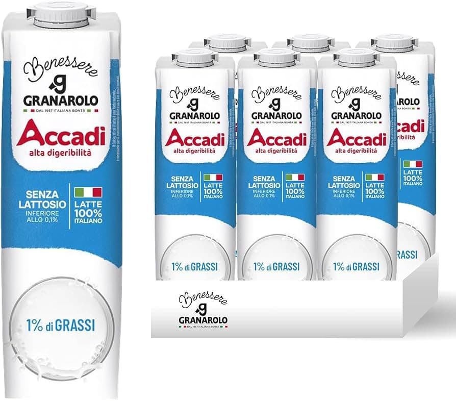 Latte Accadi UHT senza lattosio 3%, 1% o zero grassi 1 l GRANAROLO in offerta da Iper La grande i